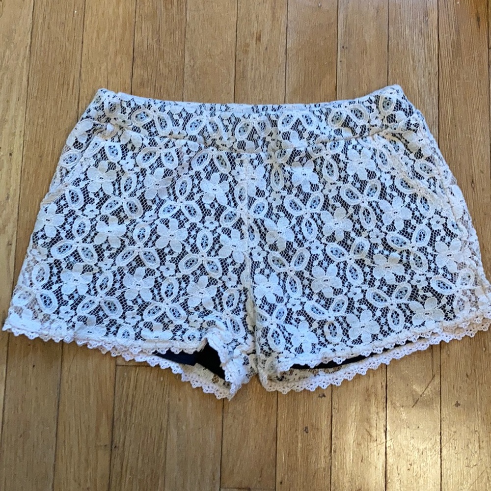 unique Italian lace shorts